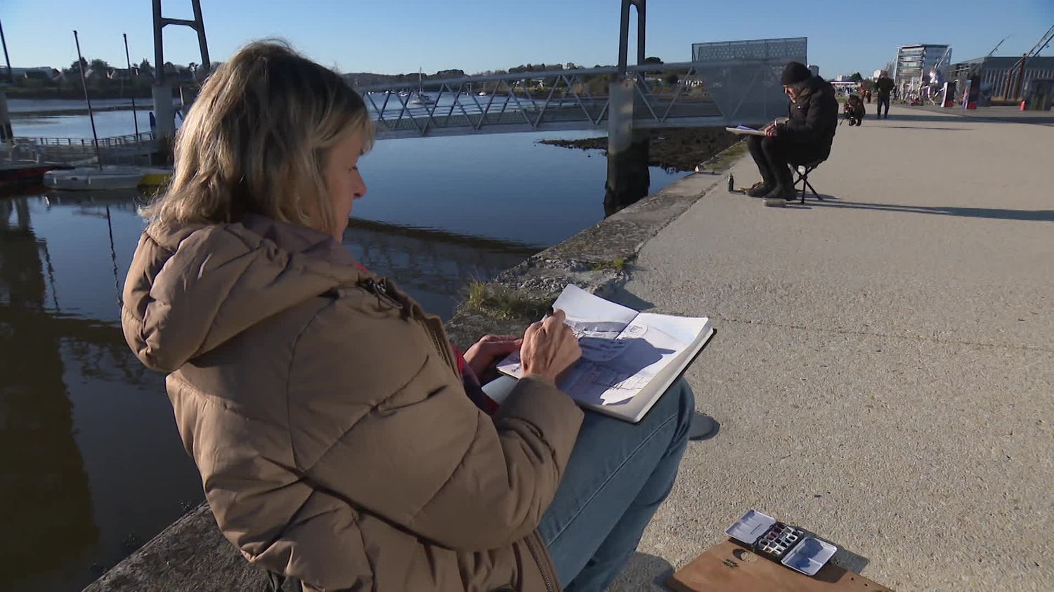 "Urban Sketchers", a new American trend emerging in Lorient