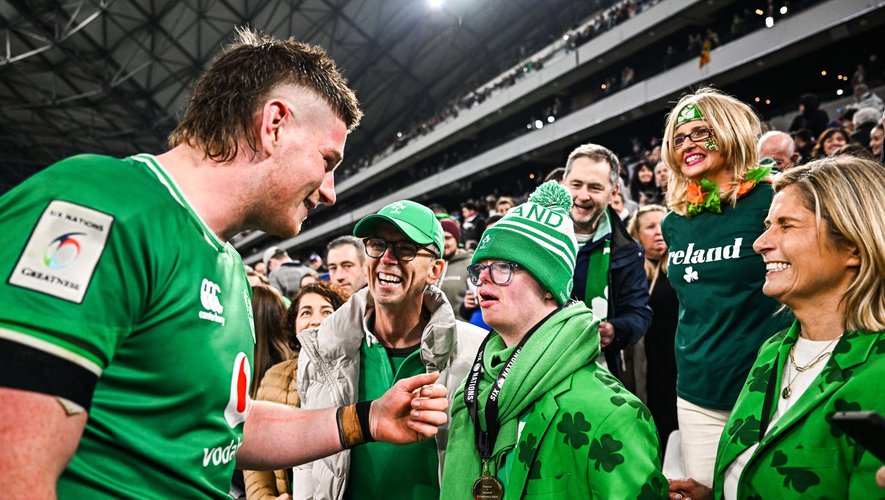 Video.  A nice gesture from Joe McCarthy (Ireland) who offers his man of the match medal to his disabled brother